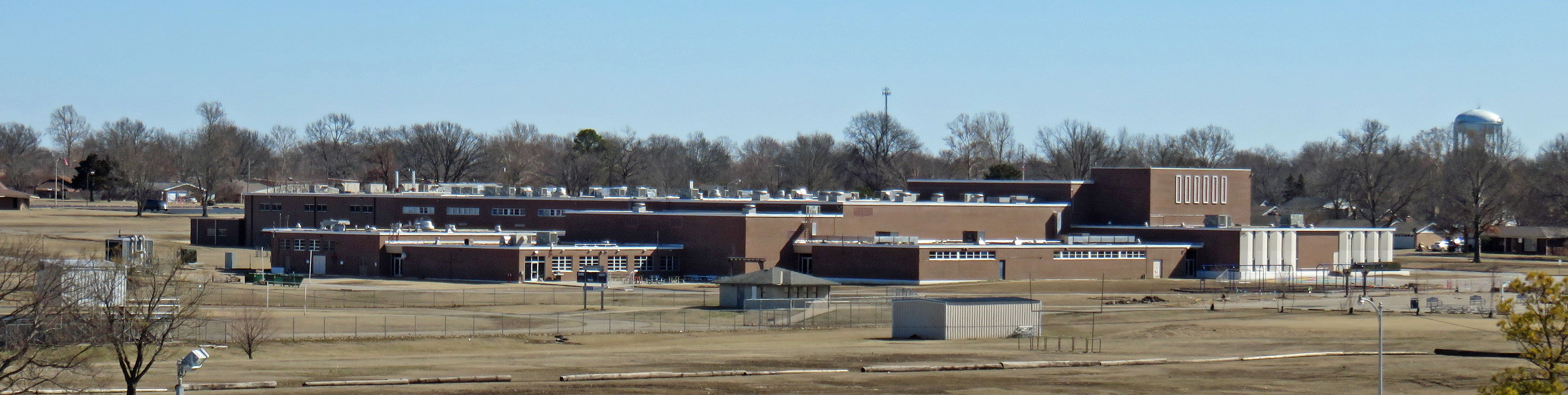 Northwest Facade from the Goff Tower at Sooner Park in 2019