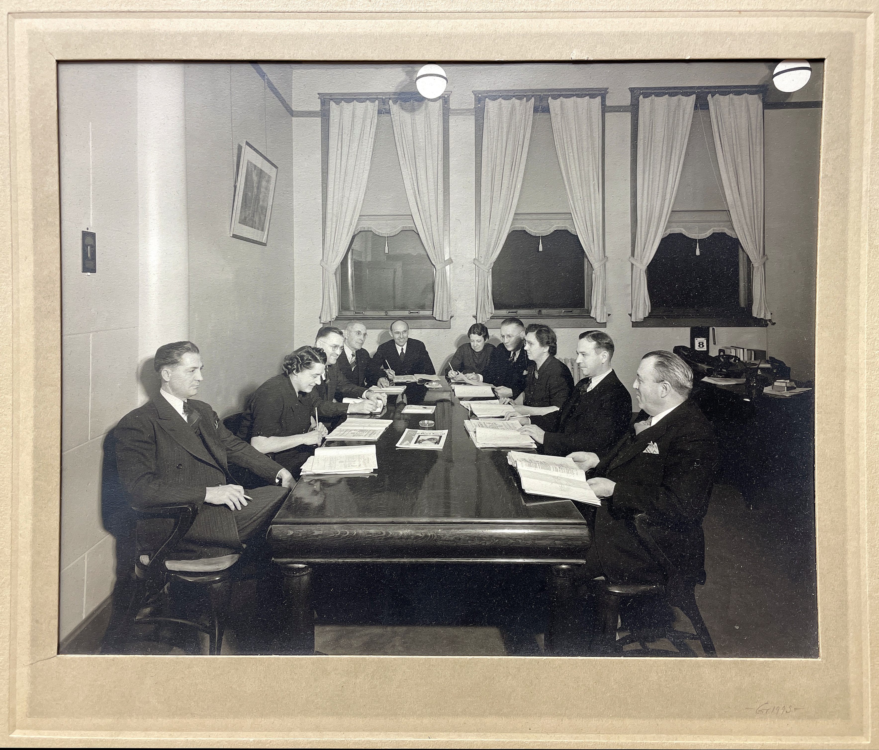 Late 1930s School Board Meeting