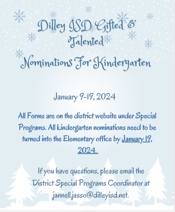 Special Programs Dilley Independent School District
