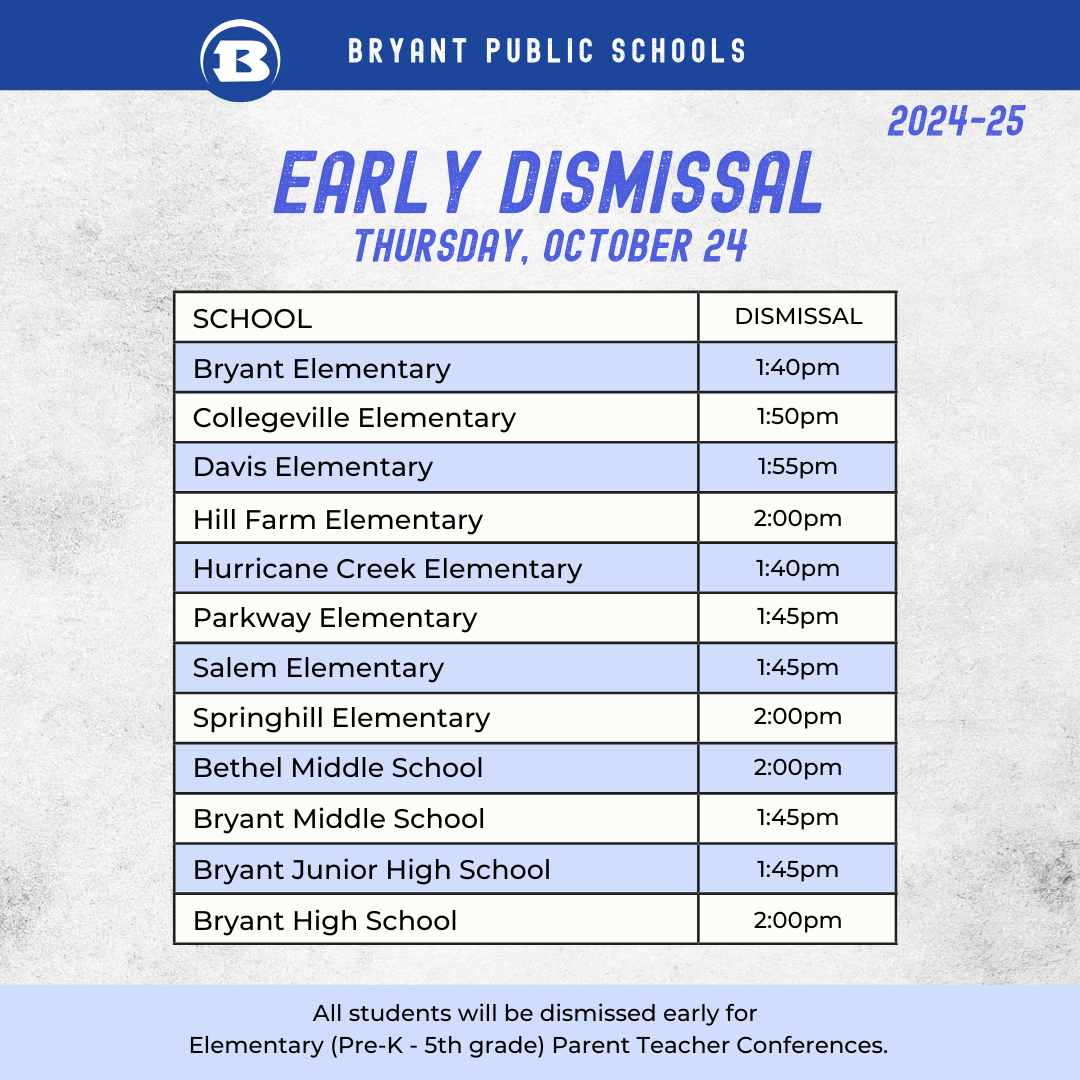 Early Dismissal February 15