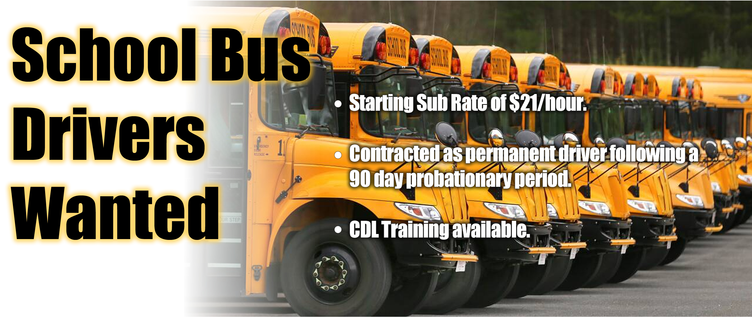 Bus Drivers Wanted