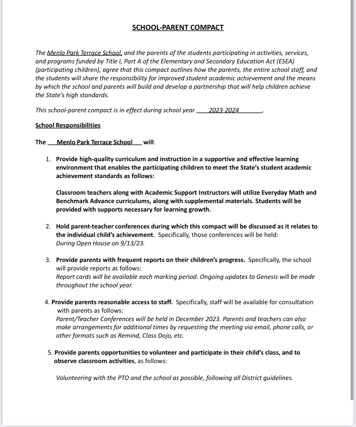 Page 1Title 1 Menlo Park Terrace 19