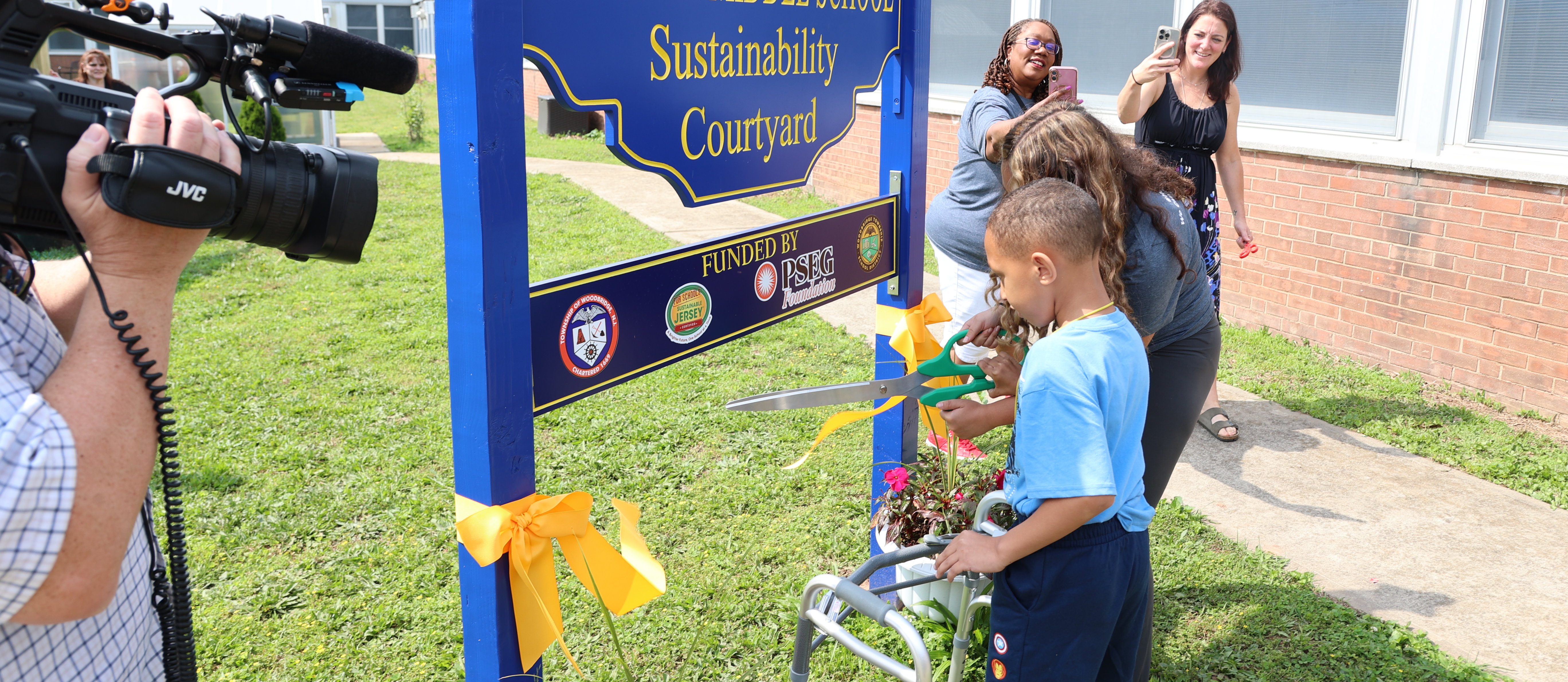 Sustainbility Courtyard Grand Opening 6/5/25 Ribbon Cutting 