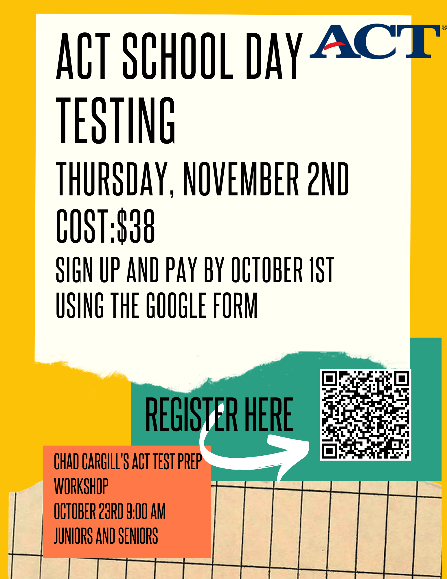 ACT School Day Testing