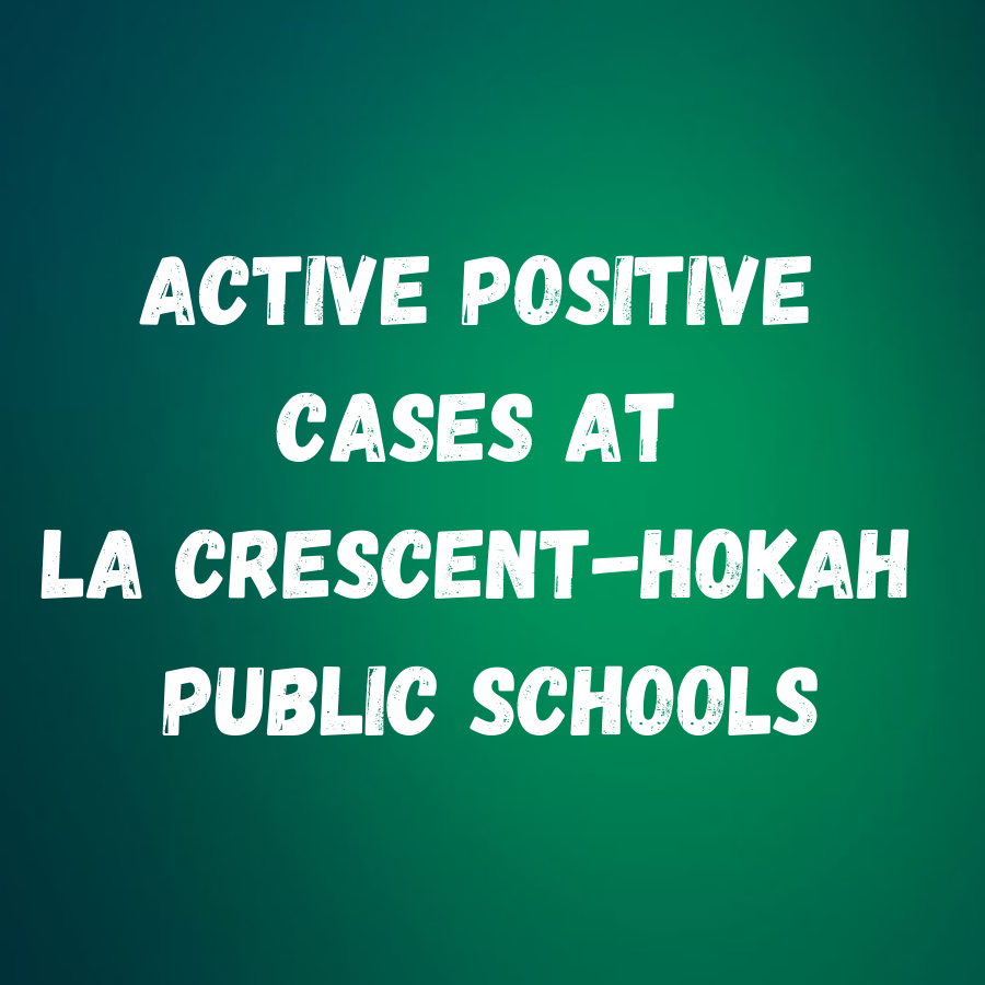 Active positive cases at La Crescent-Hokah Public Schools