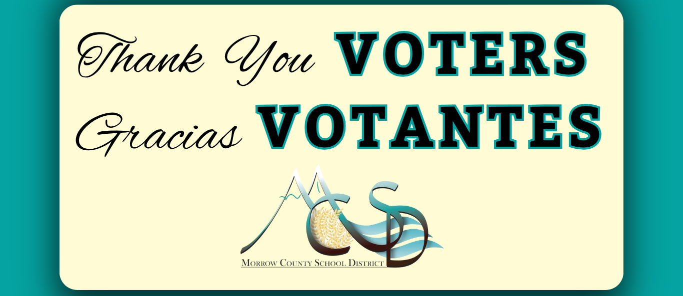 Thank you Voters. Gracias Votantes. 