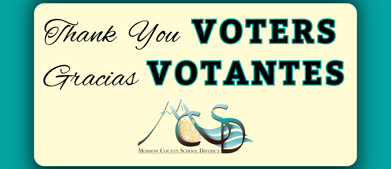 Thank you Voters. Gracias Votantes. 