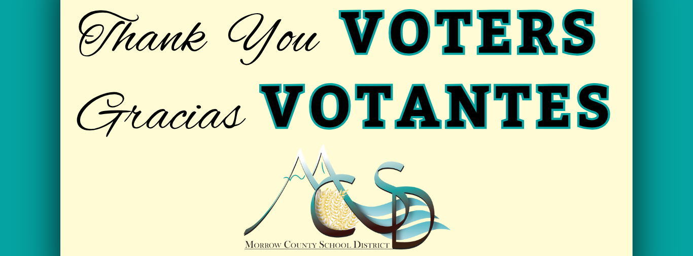 Thank you Voters. Gracias Votantes. 