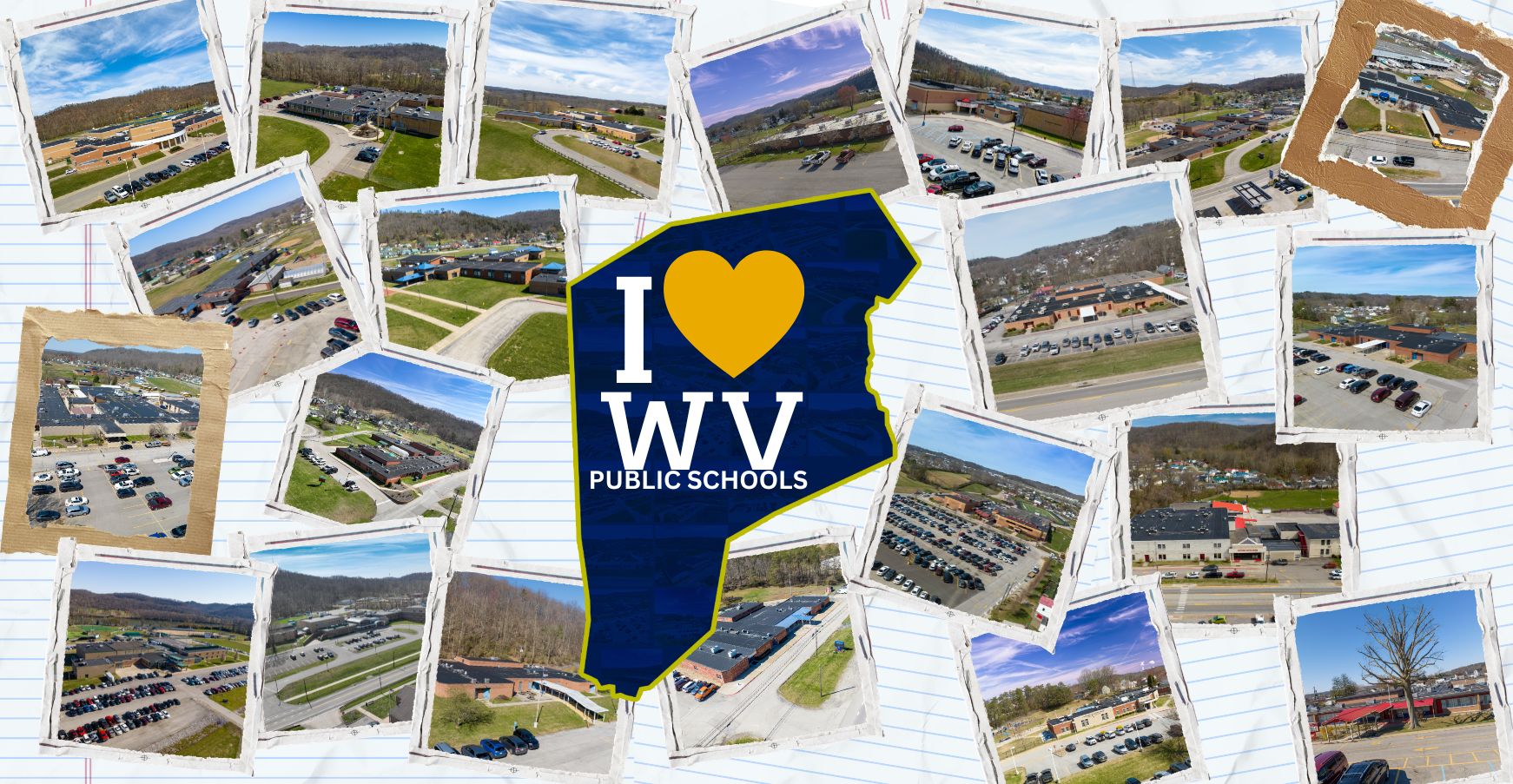 PCS I "heart" WV public school with pictures of every school