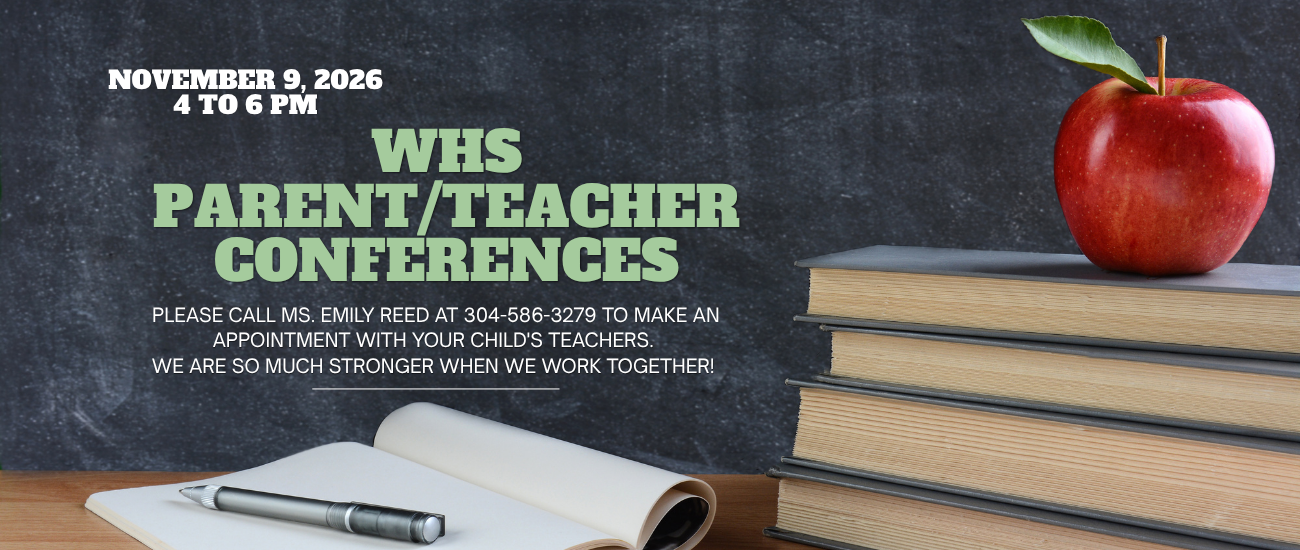 Parent Teacher Conference Nov 9 4-6 PM