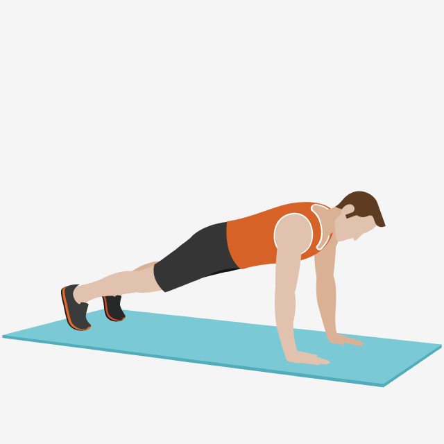 gif image of man doing a push up repeatedly