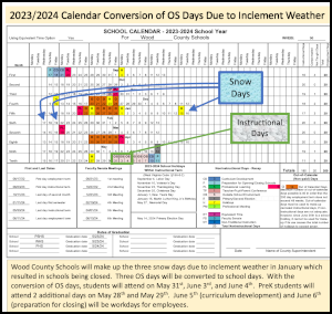 Calendars Events Wood County Schools