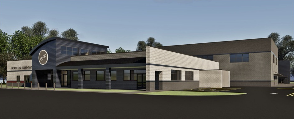 North End Elementary School Proposed Mockup of Building