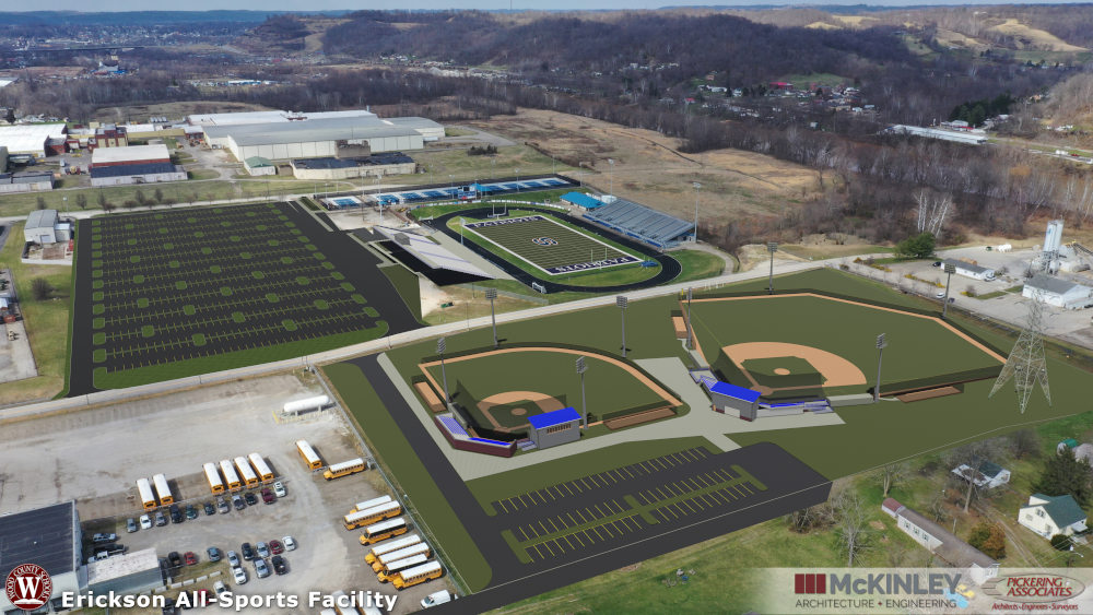 proposed changes to erickson all-sports facility