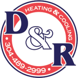 d and r heating and cooling logo