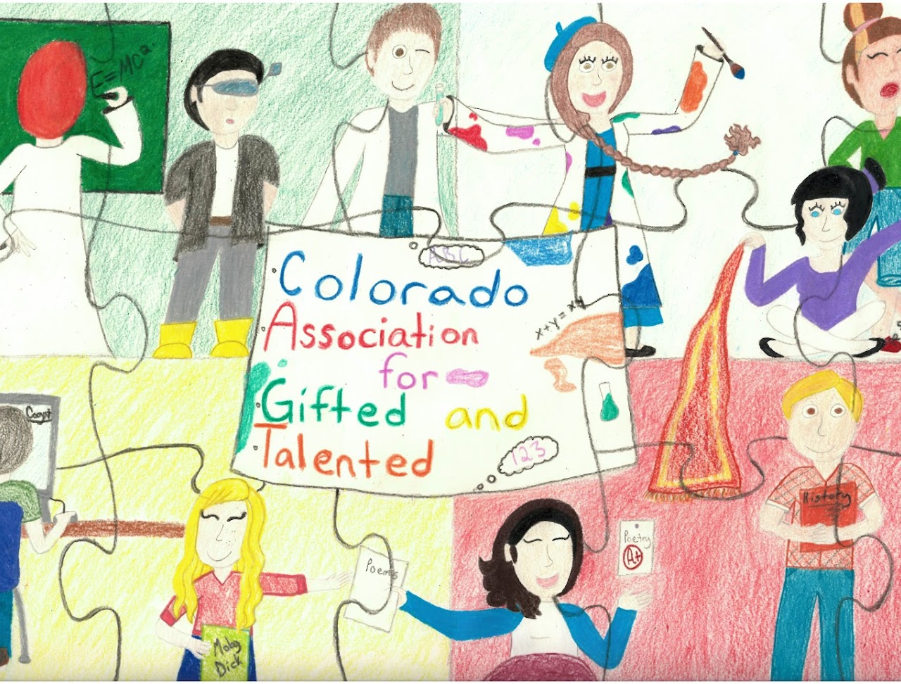 JN drawing for  Colorado Association of the Gifted and Talented