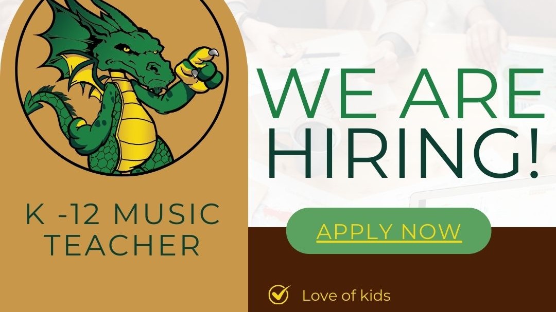We are Hiring a band teacher