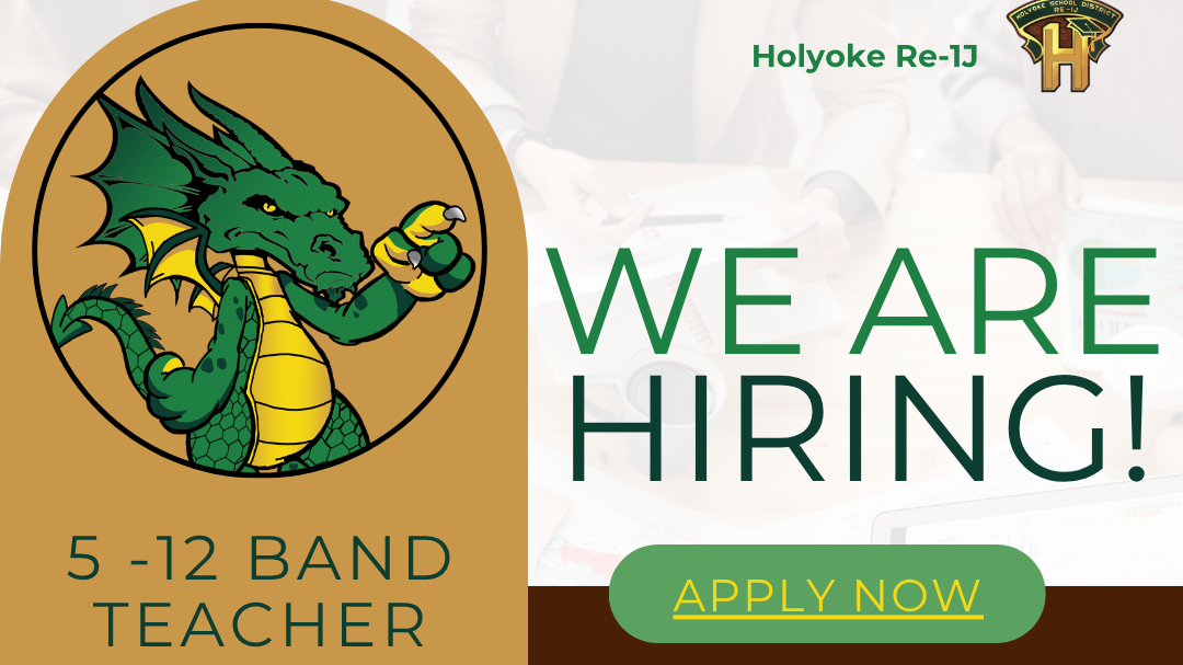 We are Hiring a band teacher