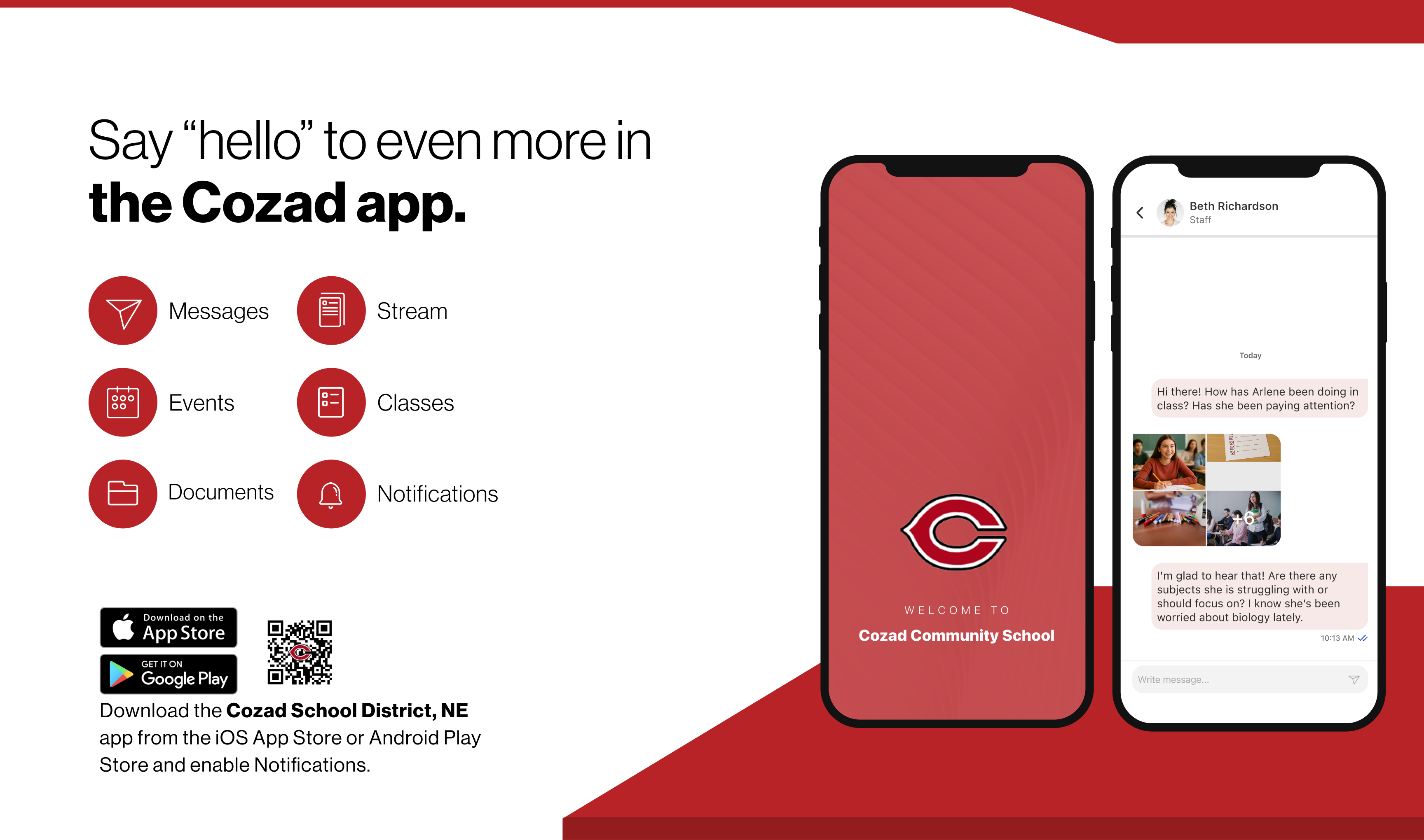 Cozad Community School App