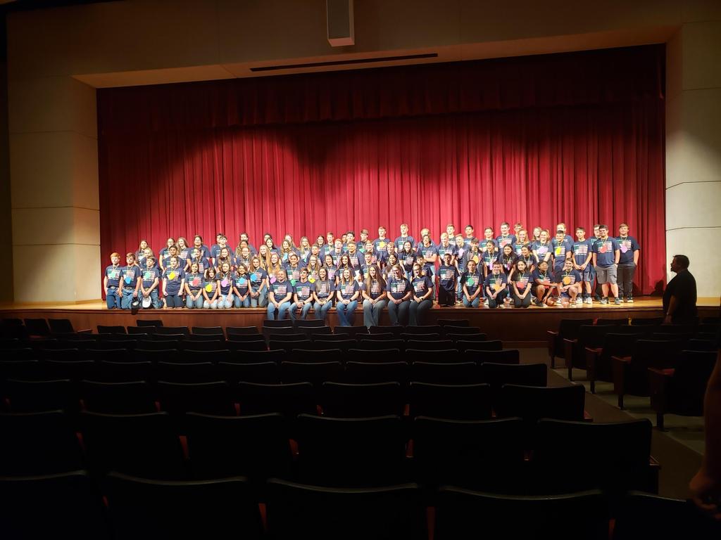 Students at El Rancho district Greenhand camp