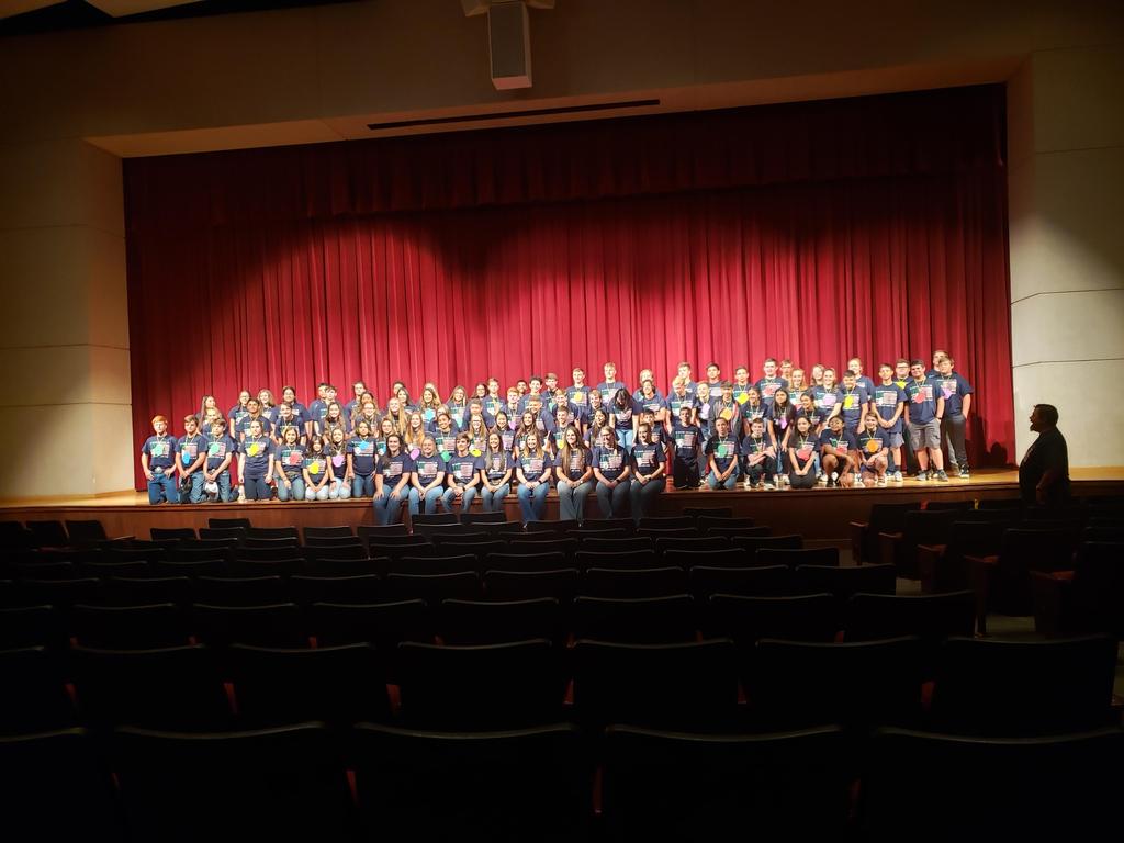 Students at El Rancho district Greenhand camp