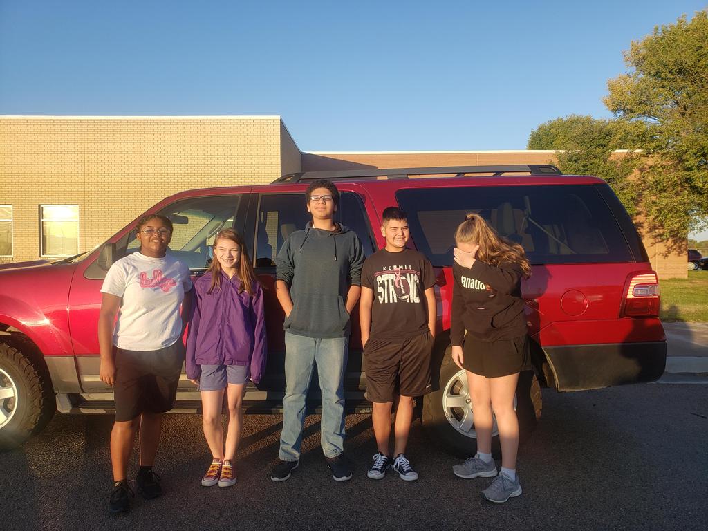 Students at El Rancho district Greenhand camp