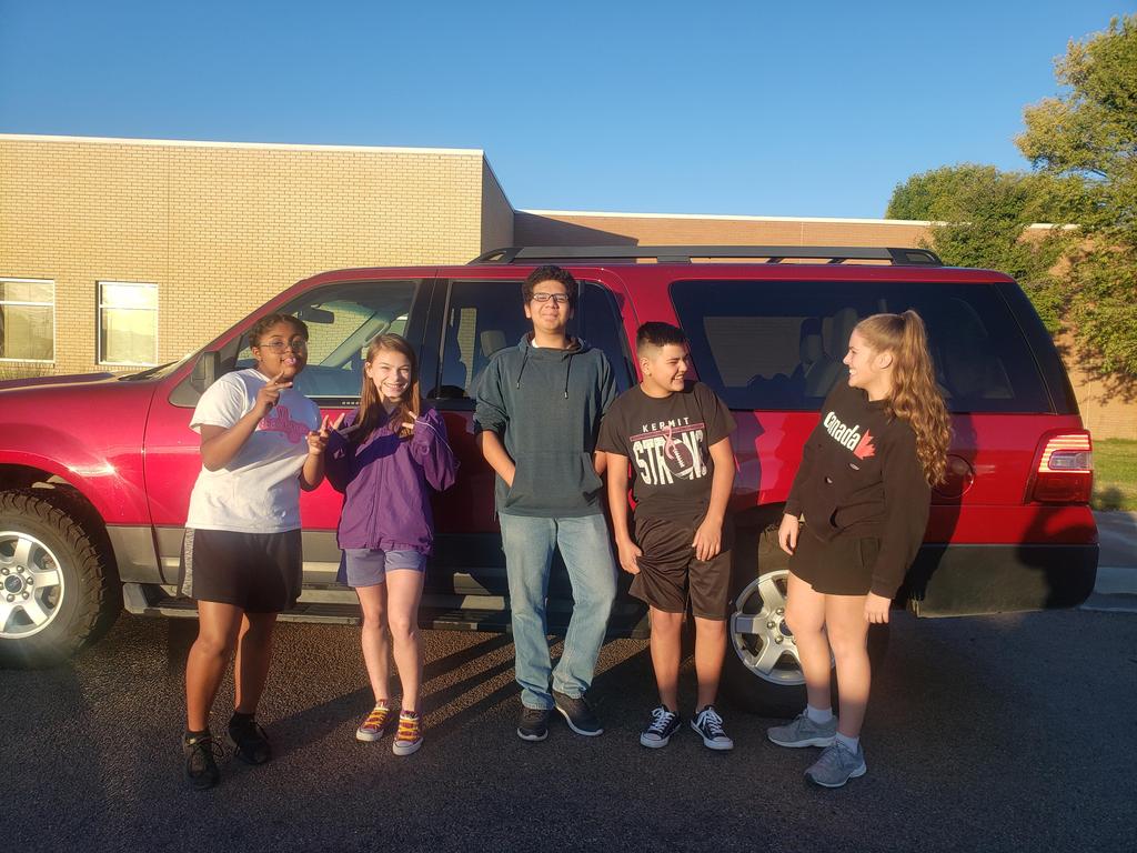 Students at El Rancho district Greenhand camp