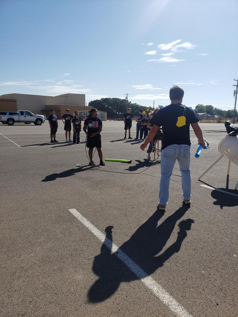 Students at El Rancho district Greenhand camp