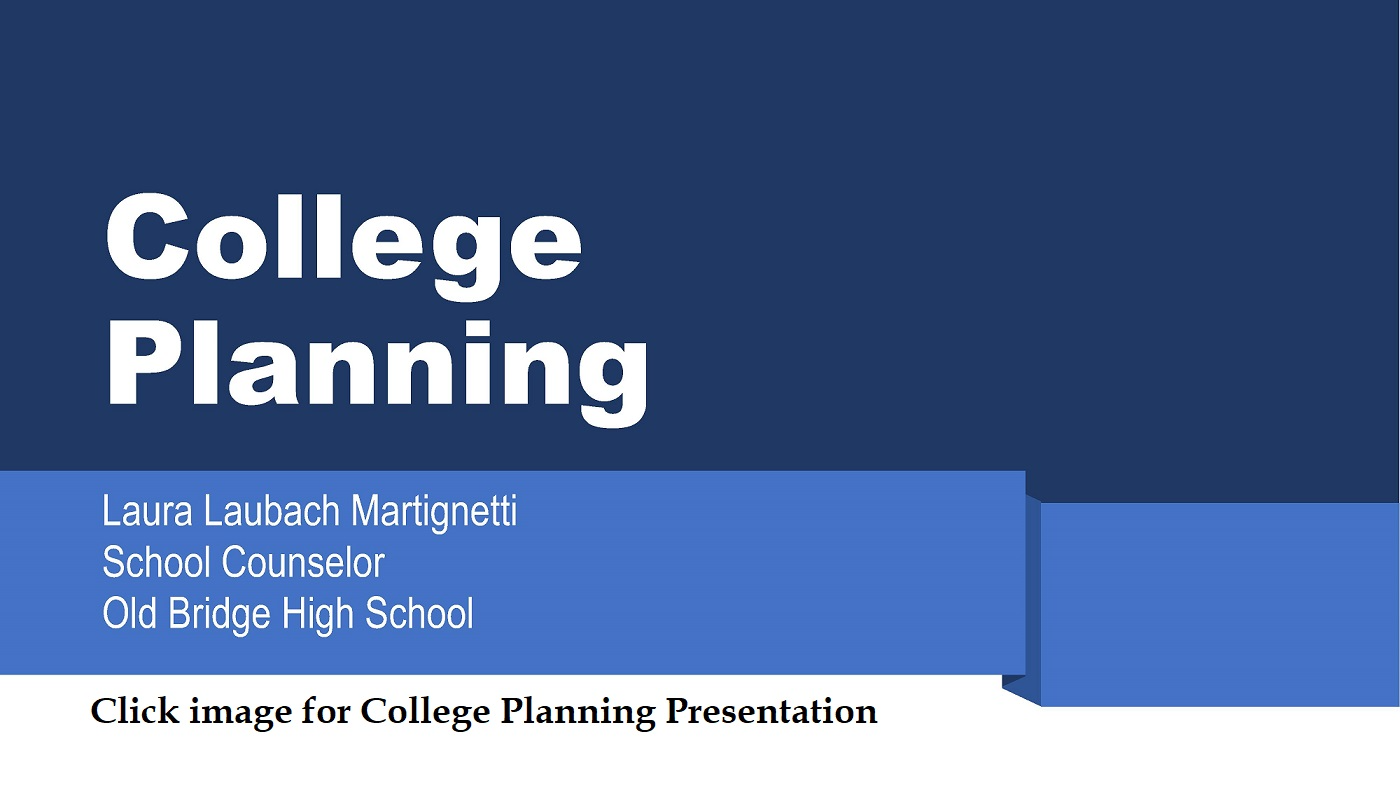 Click Image for College Planning Presentation 