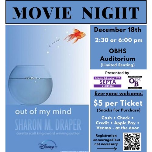 Movie Night - December 18th 2:30pm OBHS Auditorium