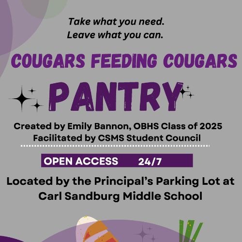 Cougars Feed Cougars Pantry - Located at CSMS