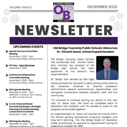 OBTPS December Newsletter