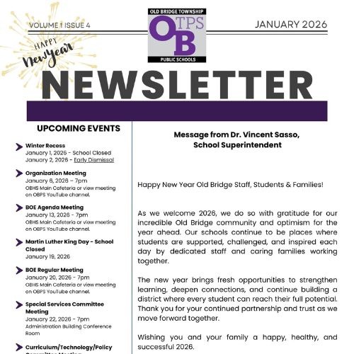 OBTPS January Newsletter