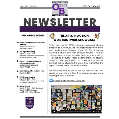 OBTPS March Newsletter