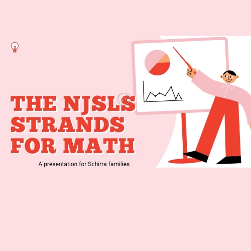 The NJSLS Strands for Math - a presentation for schirra families - click for video