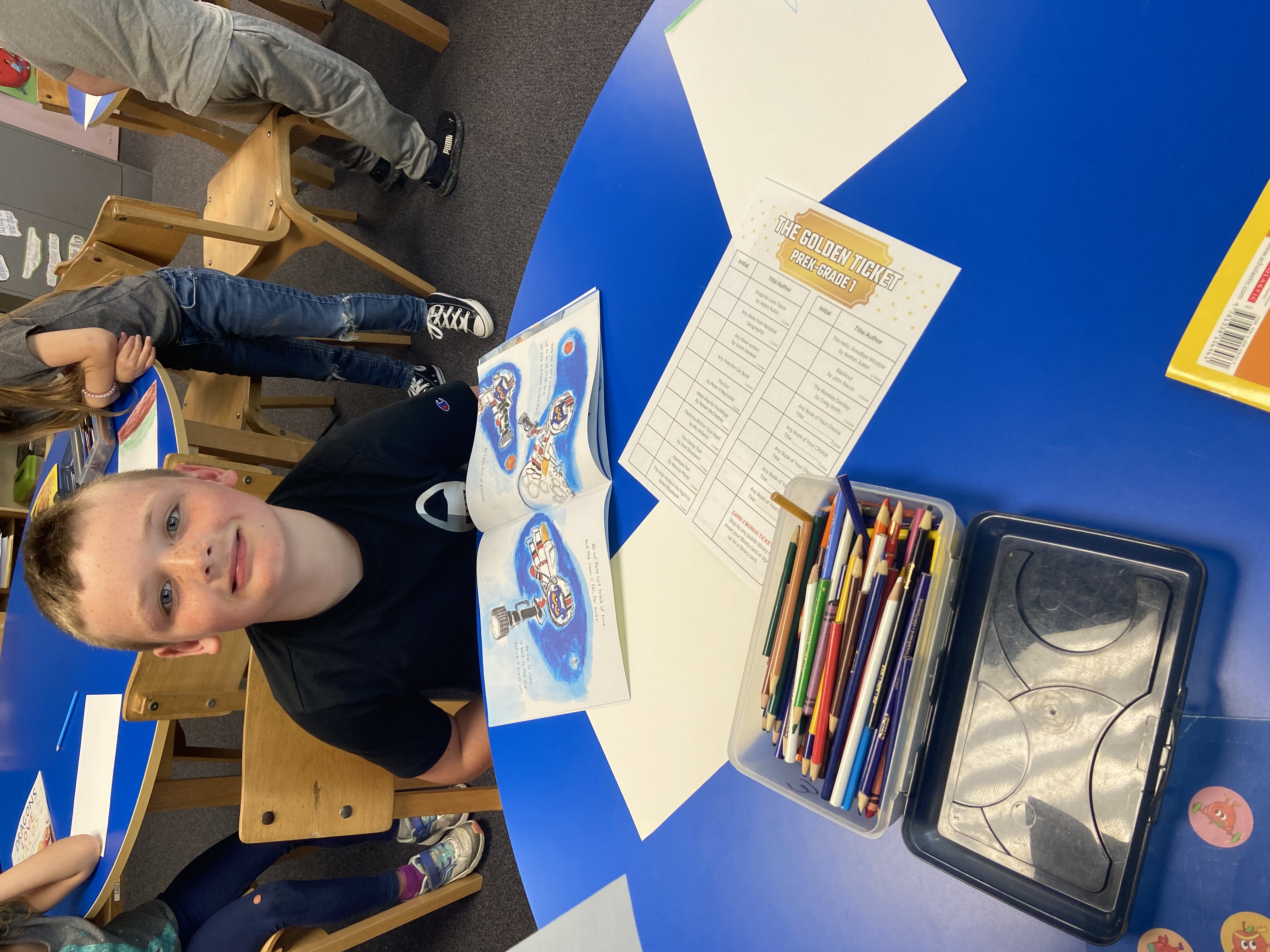 Students with Books