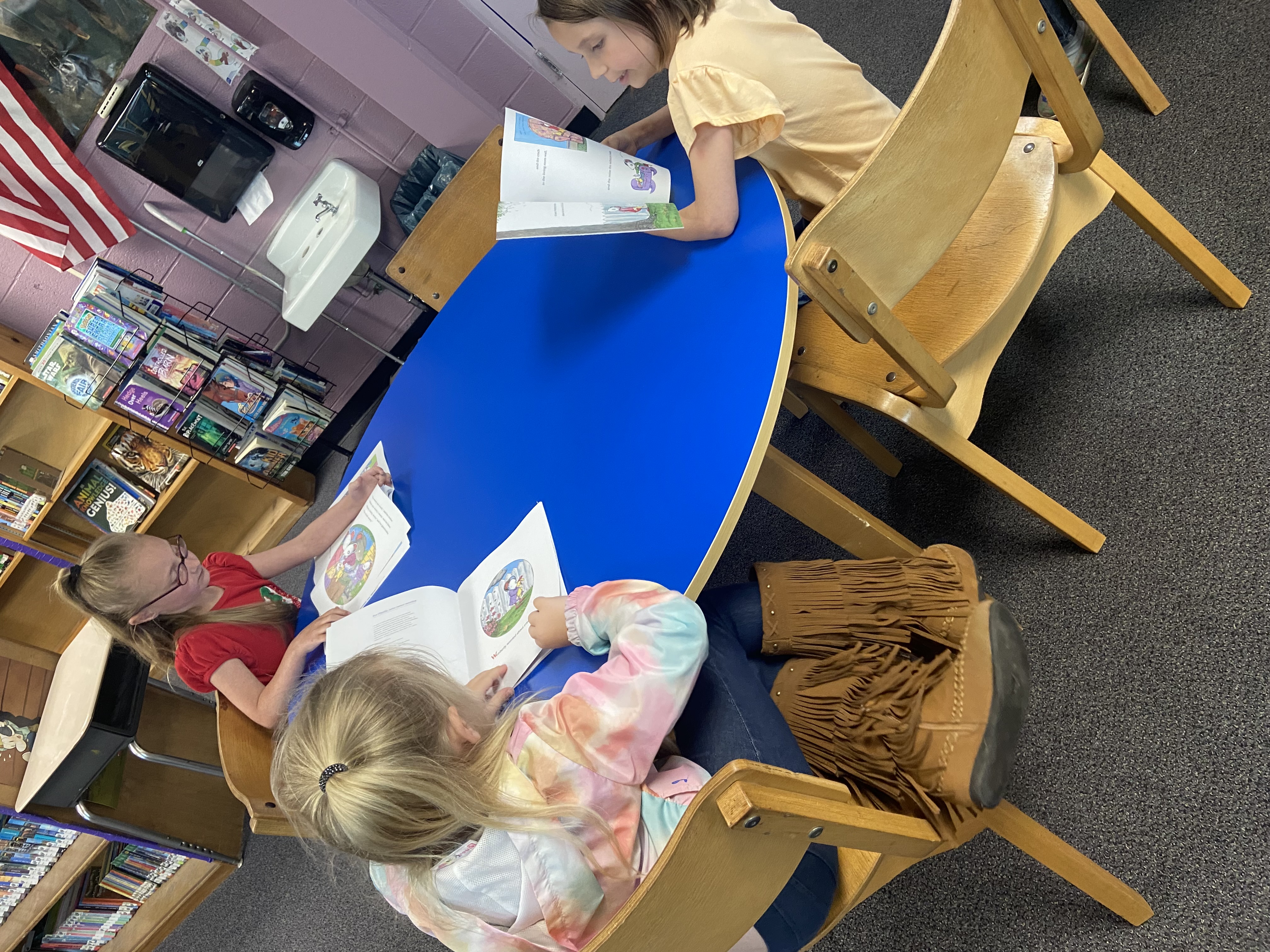 Students with Books