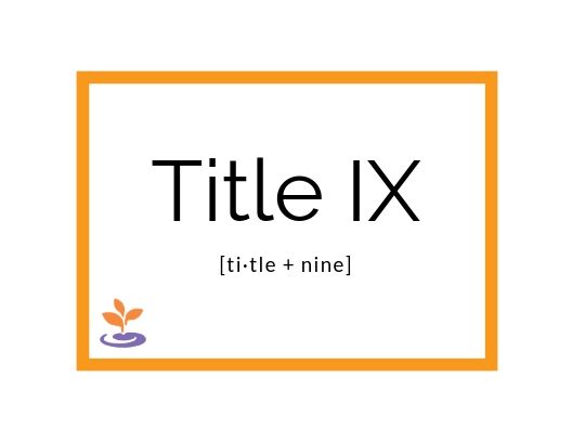 Title IX Graphic