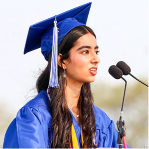 Senior Graduating From Whiteland Community High School, Clark-Pleasant Community School Corporation Indiana