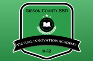 Green badge logo for Gibson County SSD Virtual Innovation Academy