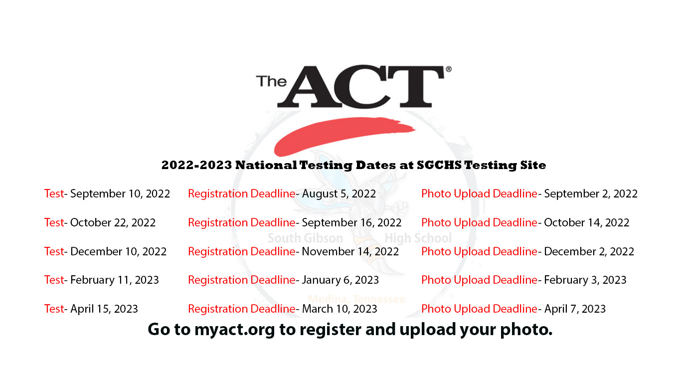 ACT Testing Dates