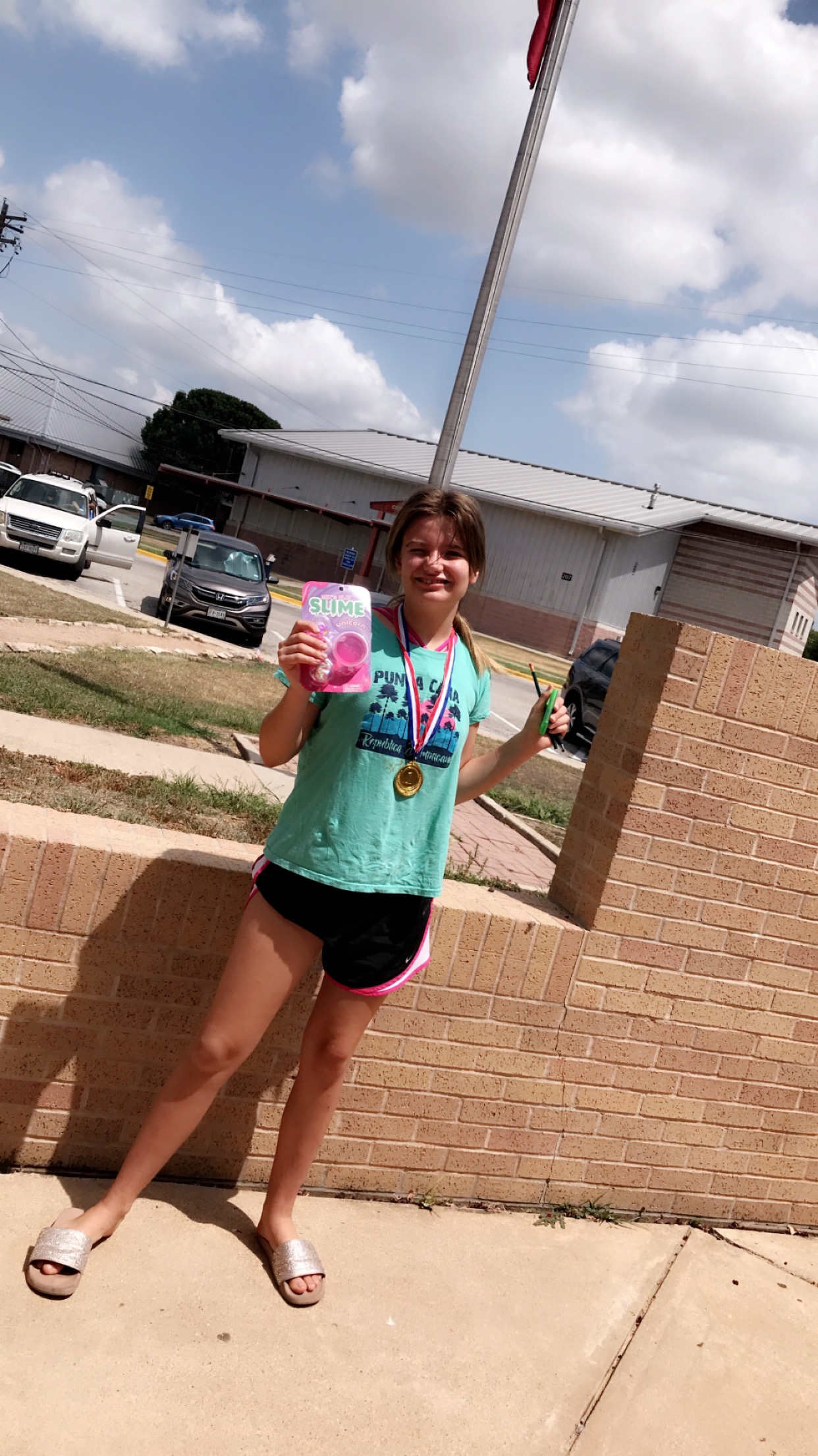 Girl with Medal 