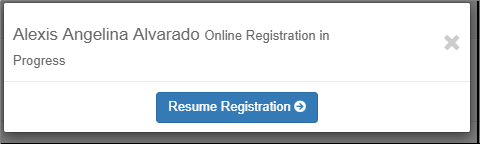 Resume Registration