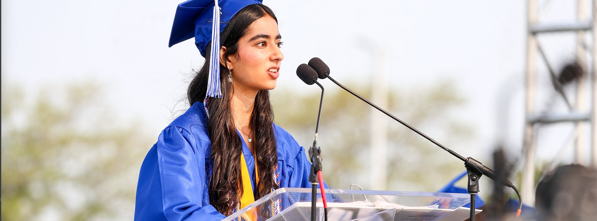 Whiteland Community High School Indiana Student Graduating