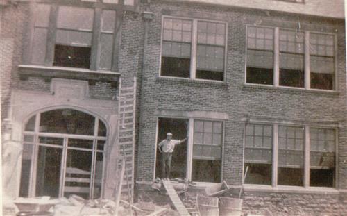 Old Senior High under construction