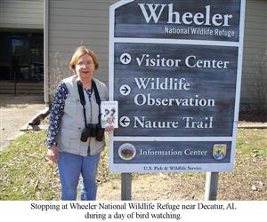 Stopping at Wheeler National Wildlife Refuge near Decathur, AL during a day of bird watching