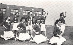 Nancy Bierk Moore is the second from right, front row.