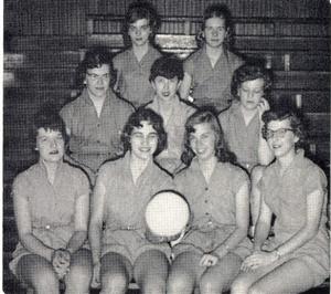 Dorothy Schmidt Hemman is in the second row, far left.