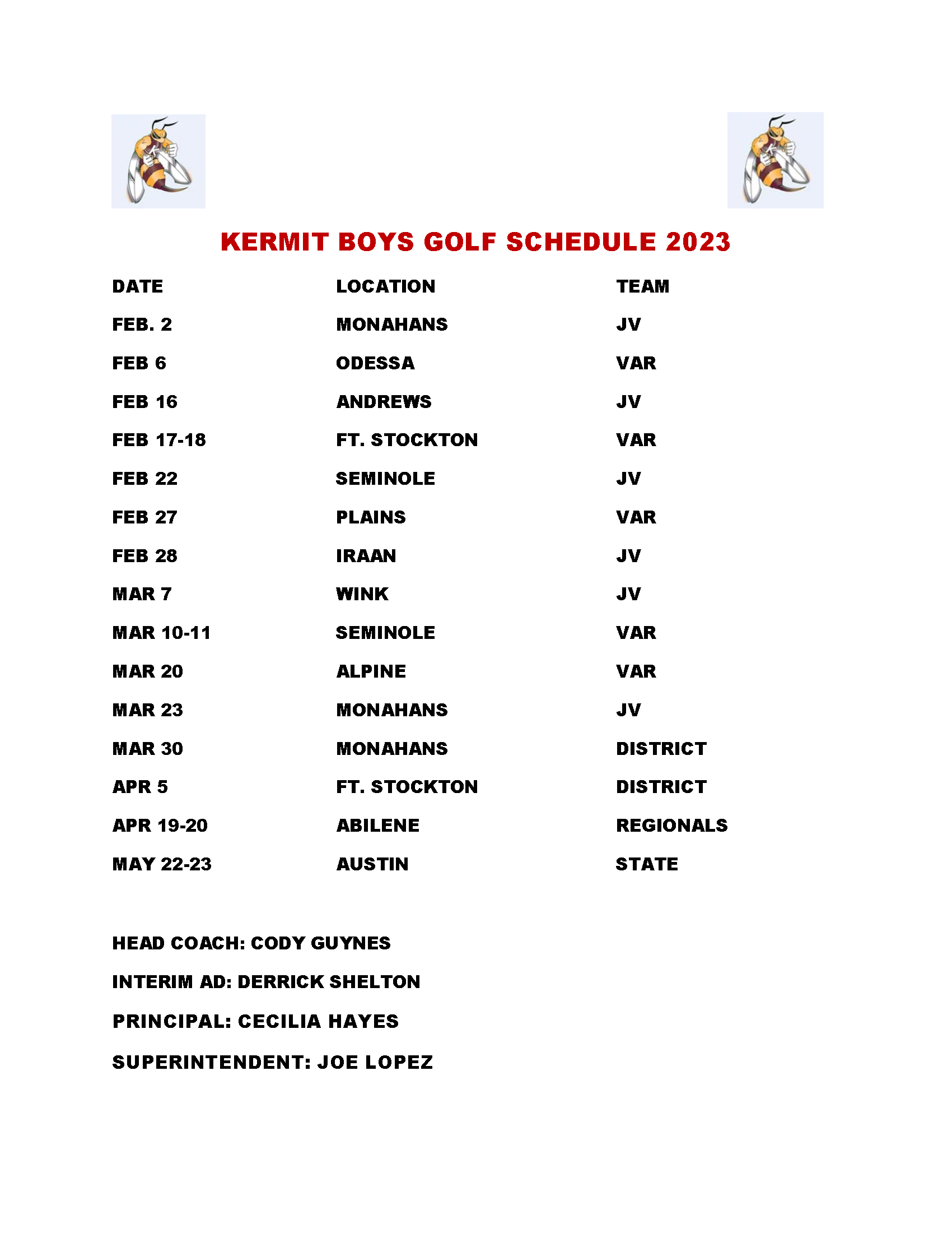 BOYS GOLF