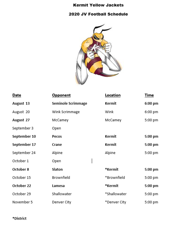 schedule